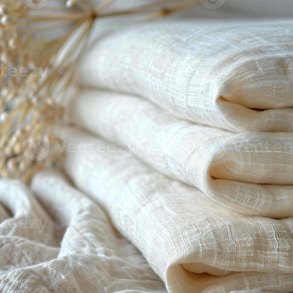 Cotton seeds and natural fibers texture